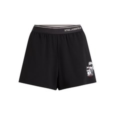 칼 라거펠트 아이콘 파자마 쇼츠