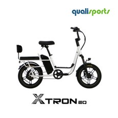 퀄리스포츠 엑스트론 EQ 48V 500W 16인치 출퇴근용 전기자전거 마그네슘휠, 화이트, 알루미늄
