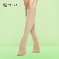 베나엔 의료용 압박스타킹 니삭스형(무릎형) 닫힘, 종아리/무릎 높이, 1세트