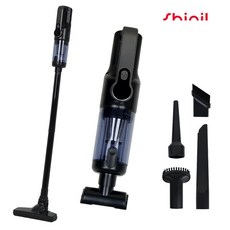 [2026년형 신제품] 신일 무선청소기 SVC-BL999 핸디형 스틱형 가벼운무게 이중필터 파워흡입, 블랙