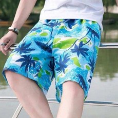 패턴 남자 스윔 팬츠 남성 비치 반바지 수영 팬츠 yes+762Kc