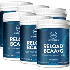 엠알엠 리로드 BCAA+G 수박맛 MRM Reload Post-Workout Recovery, 840g, 6개
