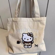 투니스 여성 코류로이 고양이 자수 토트백