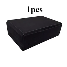 2/1PCS EVA 체육관 거품 벽돌 훈련 운동 피트니스 장비 댄스 요가 보조 도구 스트레칭 바디 쉐이핑, 02 1pcs black, 1개