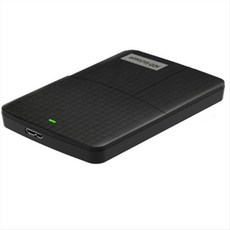 USB 3.0 HDD 인클로저 2.5 인치 SATA 외부 하드 드라이브 케이스 2.5 인치 SSD 고속 변속기 5Gbps, 검은색