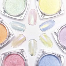 행운 상징 고급 셰도우 레인 파우더 6 color 예쁜 액세서리 심볼 소품, 1