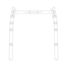 누끼 옷걸이 쇼핑몰 스튜디오 투명 옷걸이 쇼핑몰촬영용 행거, B. 바지걸이