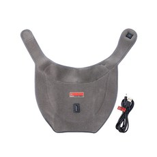 VENTURE USB行動遠紅外線熱敷墊FV-65頸部-台灣製造，舒緩頸部疲勞，促進血液循環，輕巧方便攜帶, 灰, FV-65