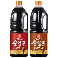 해표 순알콩 진간장 1.8L+순알콩 국간장 1.8L, 1.8L