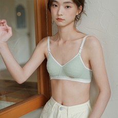 少女內衣 100%純棉無鋼圈內衣 調整型薄款文胸