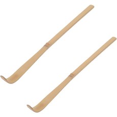 일본 대나무 말차 스쿱 - 및 커피용 18cm 브라운 전통 다도 스푼 | 내구성이 뛰어난 친환경 에스프레소 액세서리 용품 커피