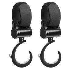합금 유모차 버클 가정용 주최자 클립 옷걸이 기저귀 CARABINER 다기능 가방 알루미늄, Style B 2 PCS, 2개