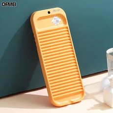 DFMEI 加厚搓衣板小號防滑, 1個, 橙黃:北歐【45*18*2.2】