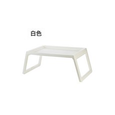 創意簡約筆記本電腦桌 簡易可摺疊牀上書桌 學生宿舍懶人學習桌, 白色:68*35.8*27.5cm