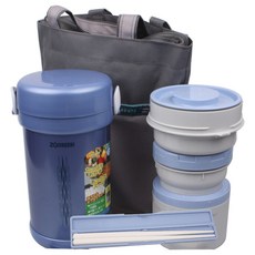 ZOJIRUSHI 정품 조지루시 보온도시락 SL-NC09, AA(블루), 1개