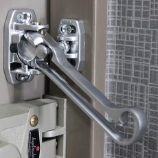 GDK 빗장쇠탱크 3Lock 이중잠금 보안 안전용품 현관문 안전고리 겉쇠, 1개