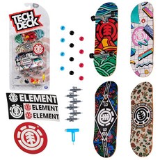 TECH DECK Sk8 Crew 투인원 변신 울트라 Sk8 버스 및 보관함 핑거보드 및 피규어 포함 수집용 미니 스케이트보드 만 5세 이상 아동용 장난감, Starter Kit
