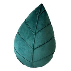 나뭇잎 장식 식물 쿠션/베개 (수면용 소파/침대용), 플러시 PP 면, 진녹색 50x30cm