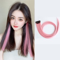 은꽃밴드 C-131 시크릿투톤 붙임머리, 사쿠라핑크, 4개
