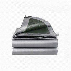 양면코팅 고급모서리 이중방수 타포린방수포 실버 4X4, 방수포 4 x 4 실버