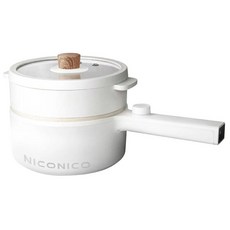 NICONICO 日式蒸煮陶瓷料理鍋 1.7L 電火鍋 不沾鍋 快煮鍋, 1個
