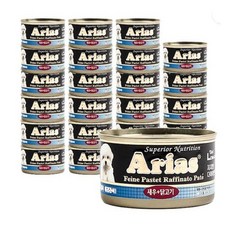Arias 강아지 저지방 다이어트 캔, 새우+닭고기, 100g, 24개