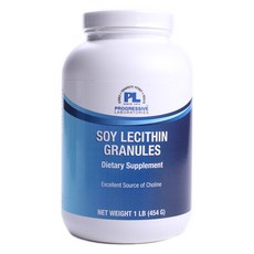 PROGRESSIVE LABORATORIES 大豆卵磷脂顆粒粉, 454g, 1罐