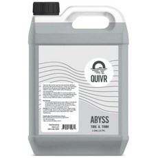 QUIVR Abyss 타이어 드레싱 946.4ml(32온스) - 딥 새틴 마감 타이어 및 트림 드레싱 미끄럼 방지 포뮬러 타이어 플라스틱 및 내부 트림용 맞춤형 희석 -