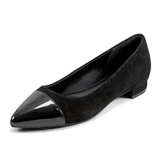 Rockport 여성용 Kenzie 플랫 블랙.