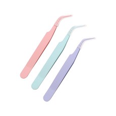디어플레이스 마카롱 다꾸 핀셋, 3개, 혼합색상