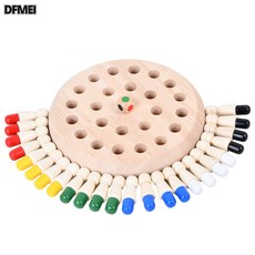 QRU 顏色記憶棋兒童專注力訓練幼兒園玩具益智力寶寶親子互動桌面遊戲, 1個, 顏色記憶棋【OPP袋裝】