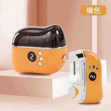 新款電動磨甲器全自動美甲打磨機指甲剪防夾指甲打磨多功能修甲器, 1個, 橙色:如圖