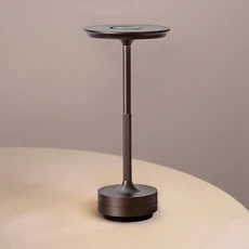 충전 책상 램프 레스토랑 장식 분위기 램프 레트로 휴대용 무선 터치 테이블 LED USB-C, Champagne / 변경 가능, USB 전원