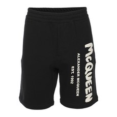 알렉산더 맥퀸 중고 로고 프린트 쇼츠