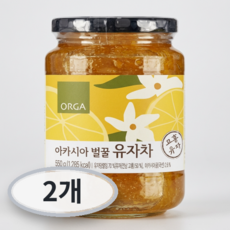 올가홀푸드 아카시아 벌꿀 유자차, 550g, 2개, 1개입