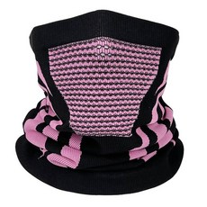 밀착 쫀쫀한 라이더 넥워머 겨울방한 통기성 마스크 핑크 bob+575cT