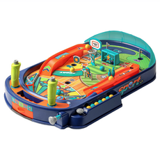 大號彈珠台 雙人對戰彈珠檯 夜市遊戲 趣味兒童玩具, 多色, 1個