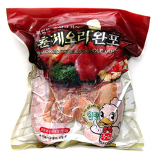 삼아아시아 훈제오리 완포, 2개, 900g