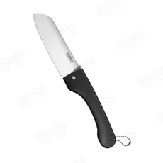 仙德曼 KK605 折疊料理刀 露營野炊工具 附收納套, 1個, 黑色