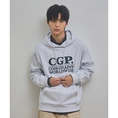 코드그라피 CGP 스퀘어 로고 후디 멜란지그레이 CBEBUTH020MG 163285