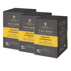 테일러 카모마일 허브티 티백 Taylors Chamomile, 50개입, 3개