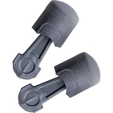 3M EAR Pistonz P1400 실버 유니버설 폴리우레탄 폼 무코드 이어플러그 - 29dB NRR 70071561487 [가격은 한 쌍당입니다], 3M EAR Pistonz P1400 실버 유니버설 폴