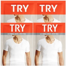 TRY 男款棉質短袖上衣