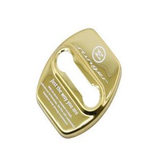 [모터스파이] 기아 호환 스팅어 도어스트라이커 커버 녹방지 인테리어 몰딩 용품, 골드