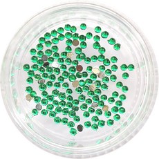 네일쎈 네일스톤파츠 아크릴 스톤 원형라운드 1.5mm, 1개, 페리돗