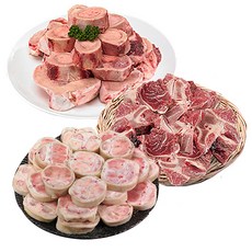 한우 사골2kg+우족1kg+잡뼈1kg 총 4kg, 1박스