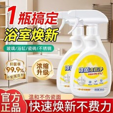 除菌潔瓷凈 強力除垢清潔劑 浴室衛生間地板瓷磚玻璃水垢清洗劑, 1個, 1瓶-快速清潔,限時活動【00:01:16】