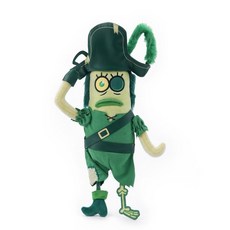 정품 네모바지 스폰지밥 비키니시티 친구들과 시민들 인형 펜던트 가방 선물, 일반포장, 해적 프랑크톤 인형 29cm