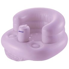 Richell 利其爾 嬰幼兒多功能充氣沙發椅 (綠/紫), 紫色