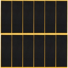 12개입 핑거보드 그립 테이프 프리미엄 폼 논슬립 스케이트보드용 간편 부착 교체 스티커 재미있는 액세서